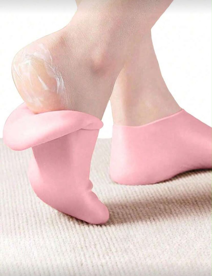 1pair Silicone Foot Socks