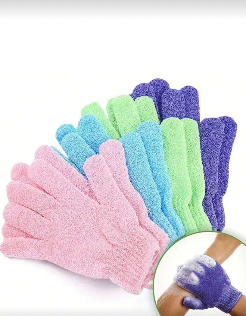 1pair of exfoliating gloves, body care, exfoliating products